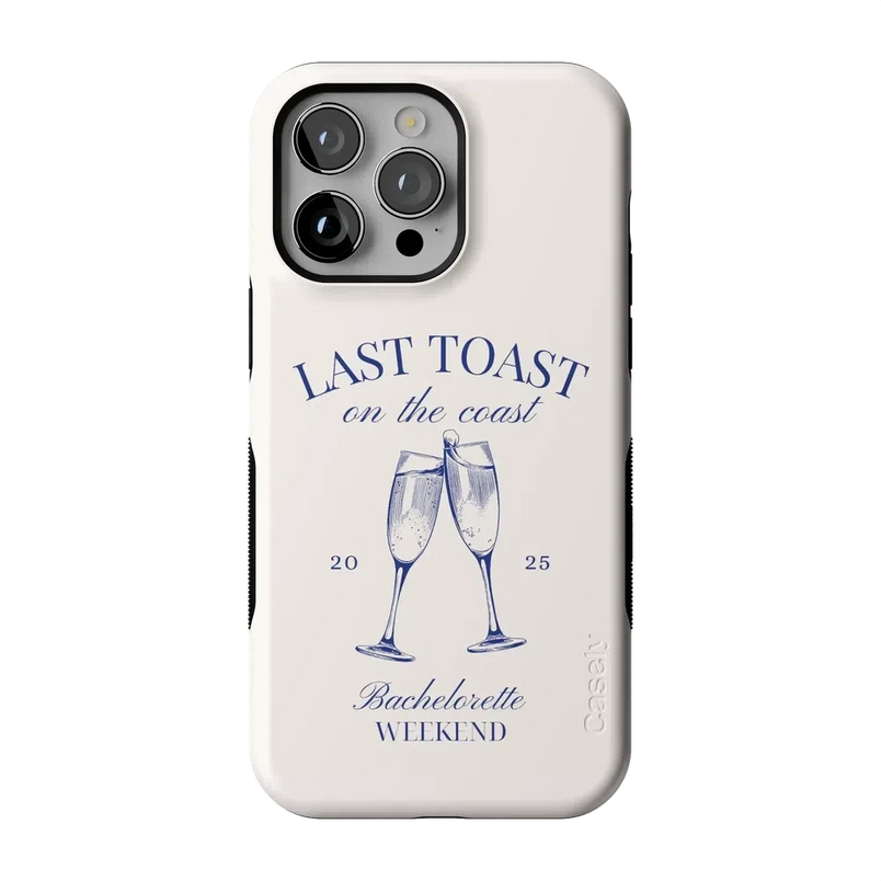Last Toast | Off-White Coastal Bachelorette Case Phone Case Casetry Bold Flex + MagSafe® iPhone 14 Pro Max 