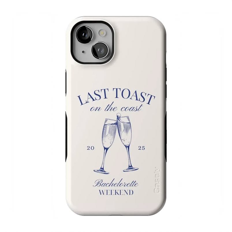 Last Toast | Off-White Coastal Bachelorette Case Phone Case Casetry Bold Flex + MagSafe® iPhone 15 Plus 