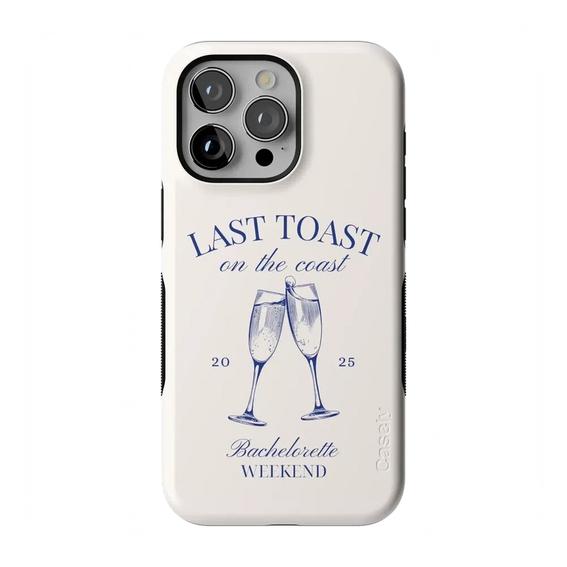 Last Toast | Off-White Coastal Bachelorette Case Phone Case Casetry Bold Flex + MagSafe® iPhone 15 Pro Max 