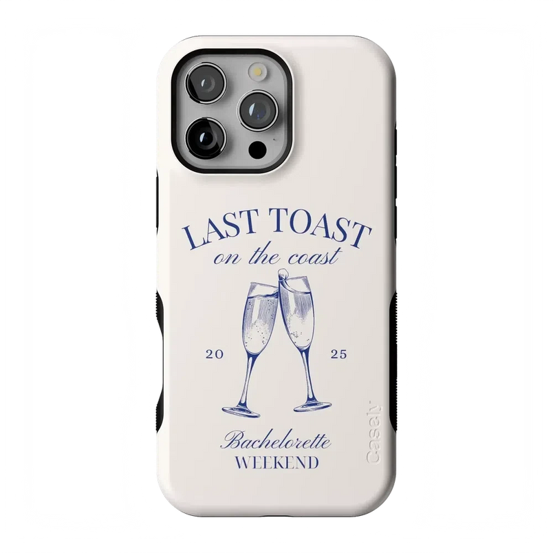 Last Toast | Off-White Coastal Bachelorette Case Phone Case Casetry Bold Flex + MagSafe® iPhone 16 Pro Max 