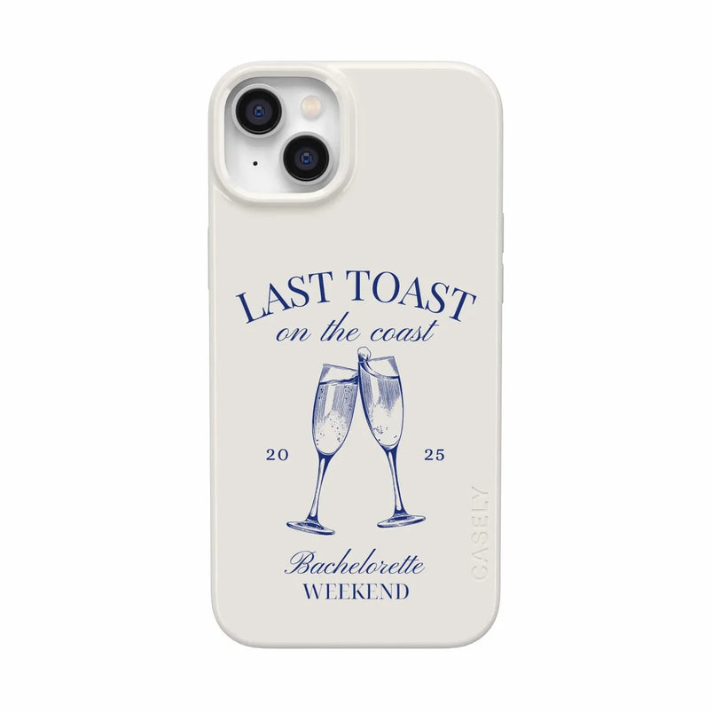 Last Toast | Off-White Coastal Bachelorette Case Phone Case Casetry Classic + MagSafe® iPhone 14 Plus 