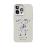 Last Toast | Off-White Coastal Bachelorette Case Phone Case Casetry Classic + MagSafe® iPhone 15 Pro Max 