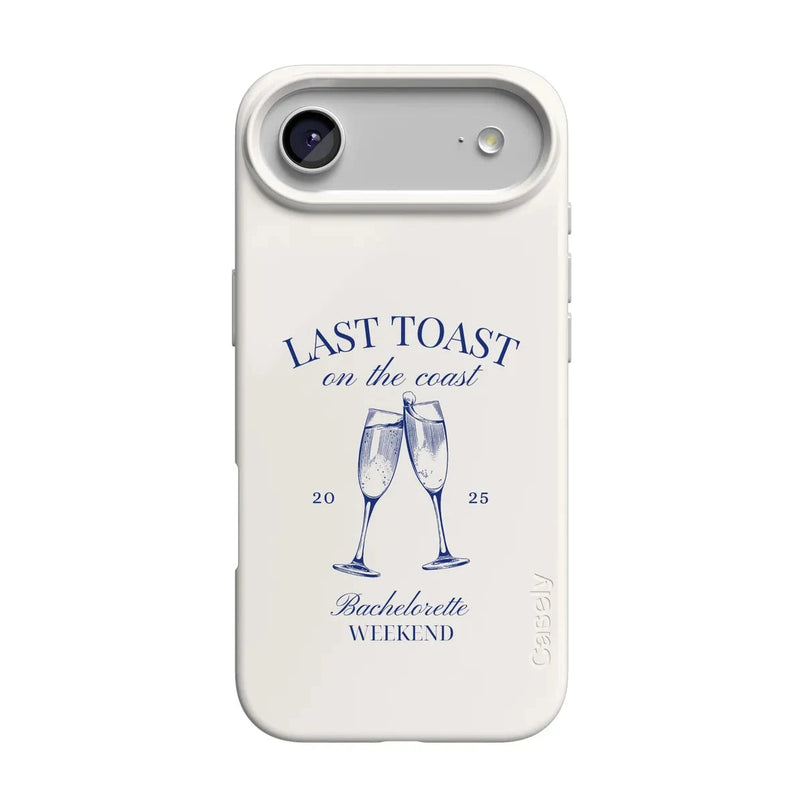 Last Toast | Off-White Coastal Bachelorette Case Phone Case Casetry Classic + MagSafe® iPhone 17 Air 