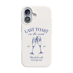 Last Toast | Off-White Coastal Bachelorette Case Phone Case Casetry Classic + MagSafe® iPhone 17 