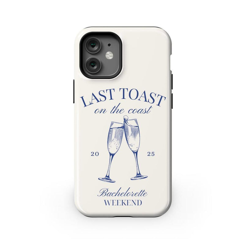 Last Toast | Off-White Coastal Bachelorette Case Phone Case Casetry Essential + MagSafe® iPhone 12 Mini 