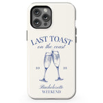 Last Toast | Off-White Coastal Bachelorette Case Phone Case Casetry Essential + MagSafe® iPhone 12 Pro Max 