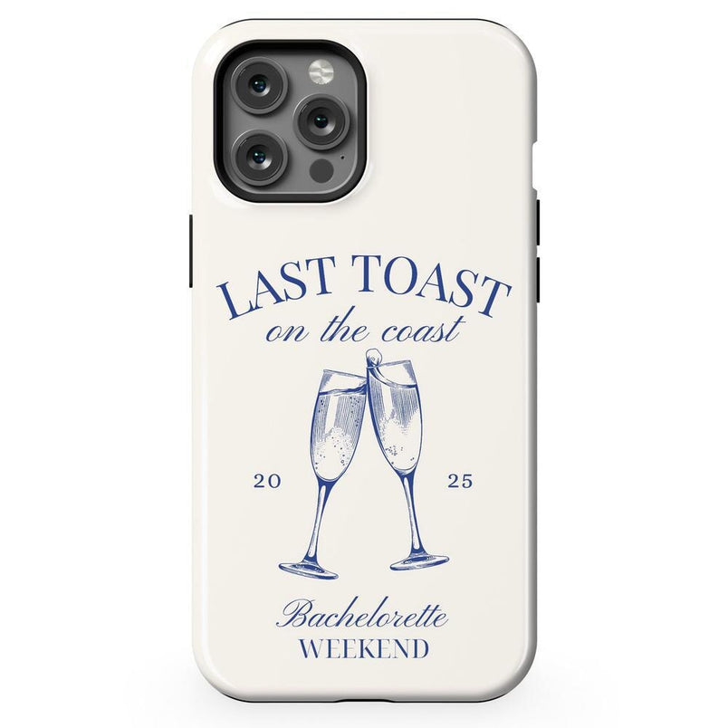 Last Toast | Off-White Coastal Bachelorette Case Phone Case Casetry Essential + MagSafe® iPhone 12 Pro Max 