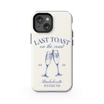 Last Toast | Off-White Coastal Bachelorette Case Phone Case Casetry Essential + MagSafe® iPhone 13 Mini 