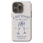 Last Toast | Off-White Coastal Bachelorette Case Phone Case Casetry Essential + MagSafe® iPhone 14 Pro Max 