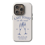 Last Toast | Off-White Coastal Bachelorette Case Phone Case Casetry Essential + MagSafe® iPhone 14 Pro 