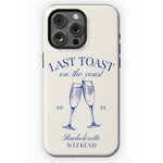 Last Toast | Off-White Coastal Bachelorette Case Phone Case Casetry Essential + MagSafe® iPhone 15 Pro Max 