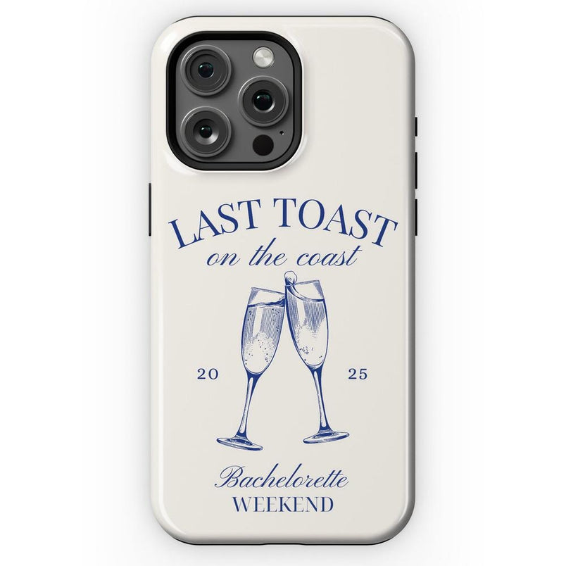 Last Toast | Off-White Coastal Bachelorette Case Phone Case Casetry Essential + MagSafe® iPhone 15 Pro Max 