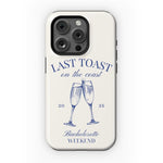 Last Toast | Off-White Coastal Bachelorette Case Phone Case Casetry Essential + MagSafe® iPhone 15 Pro 