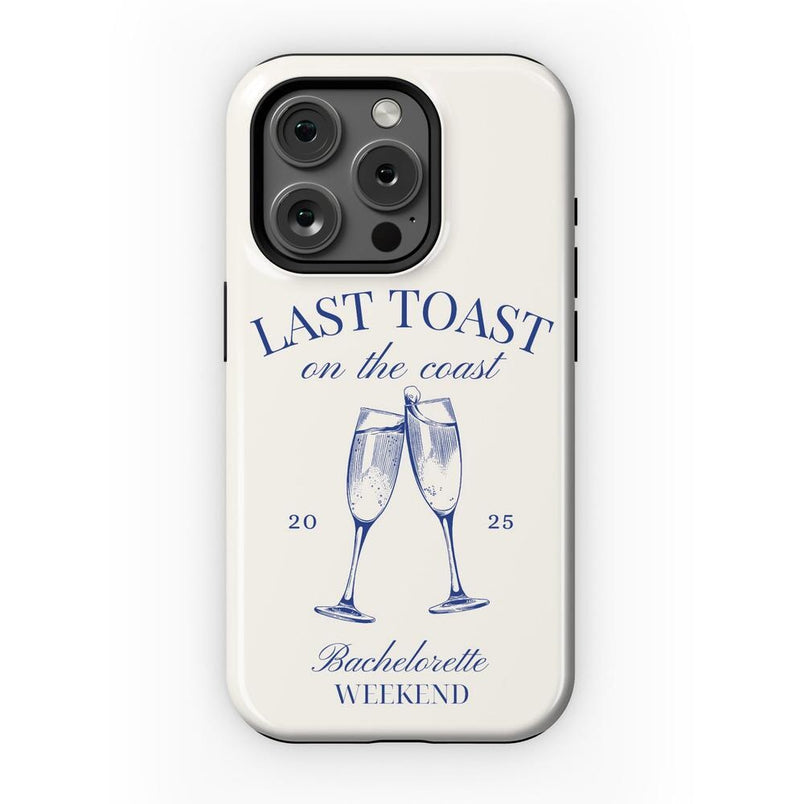 Last Toast | Off-White Coastal Bachelorette Case Phone Case Casetry Essential + MagSafe® iPhone 15 Pro 