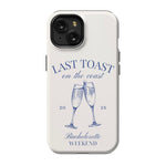 Last Toast | Off-White Coastal Bachelorette Case Phone Case Casetry Essential + MagSafe® iPhone 15 
