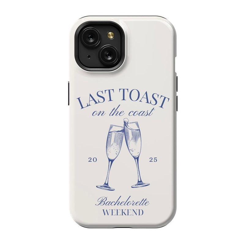 Last Toast | Off-White Coastal Bachelorette Case Phone Case Casetry Essential + MagSafe® iPhone 15 