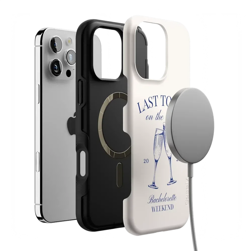 Last Toast | Off-White Coastal Bachelorette Case Phone Case Casetry 