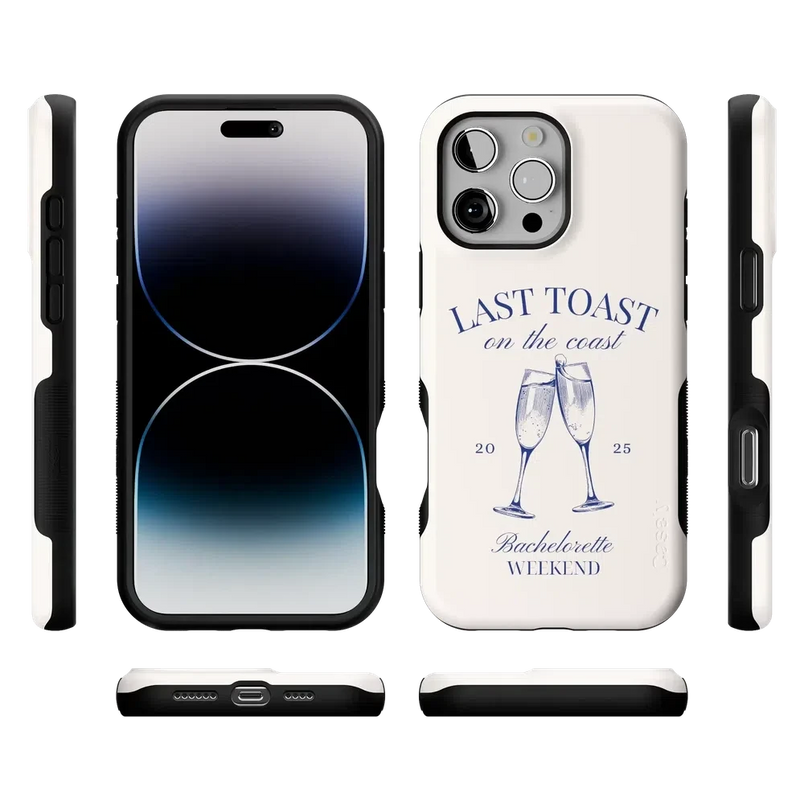 Last Toast | Off-White Coastal Bachelorette Case Phone Case Casetry 
