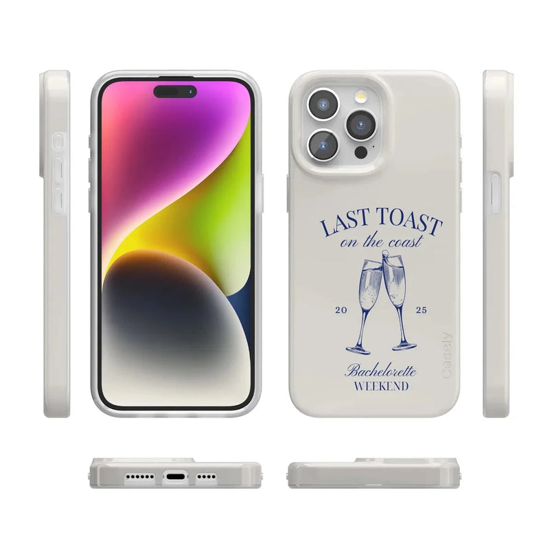 Last Toast | Off-White Coastal Bachelorette Case Phone Case Casetry 