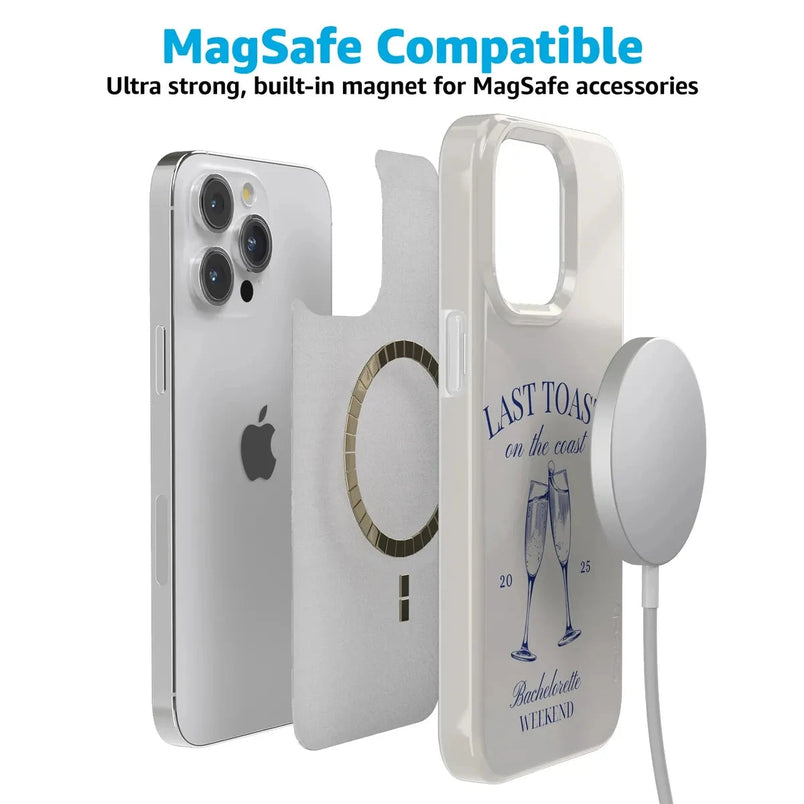 Last Toast | Off-White Coastal Bachelorette Case Phone Case Casetry 