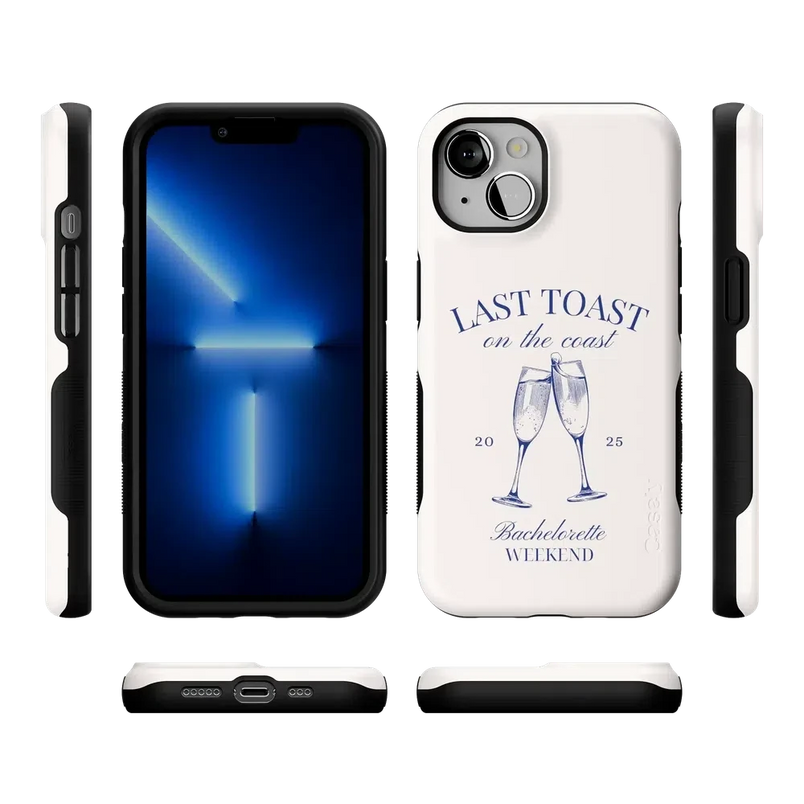 Last Toast | Off-White Coastal Bachelorette Case Phone Case Casetry 