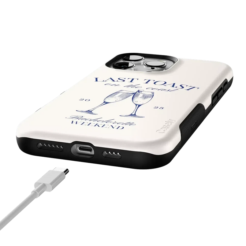 Last Toast | Off-White Coastal Bachelorette Case Phone Case Casetry 