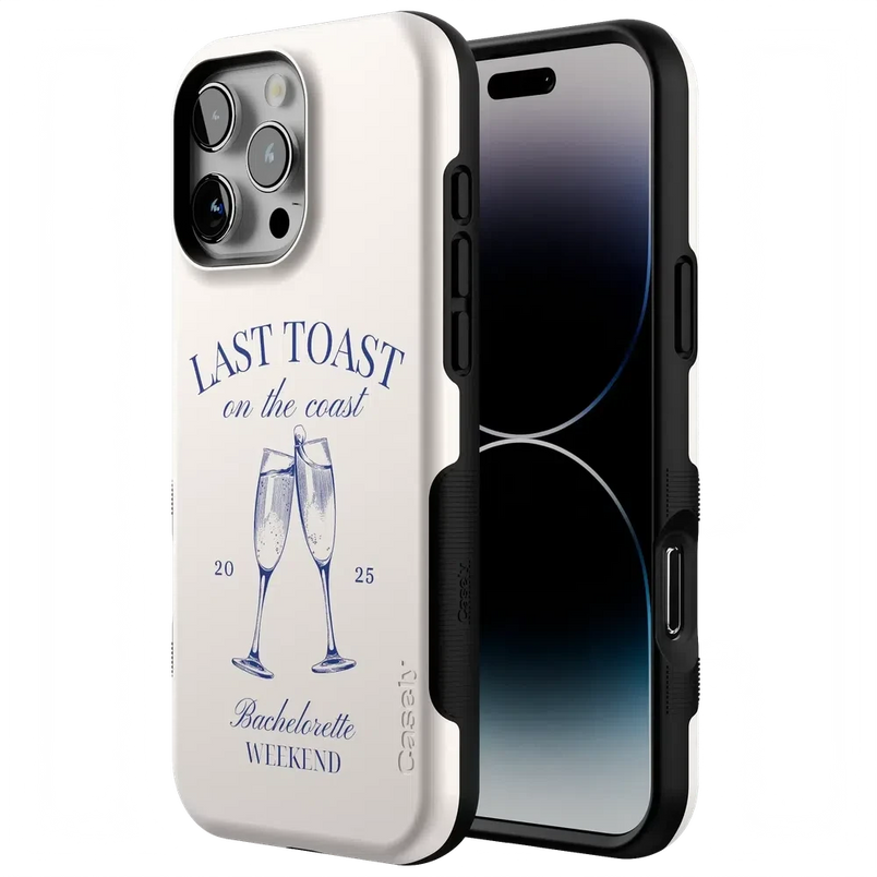 Last Toast | Off-White Coastal Bachelorette Case Phone Case Casetry 