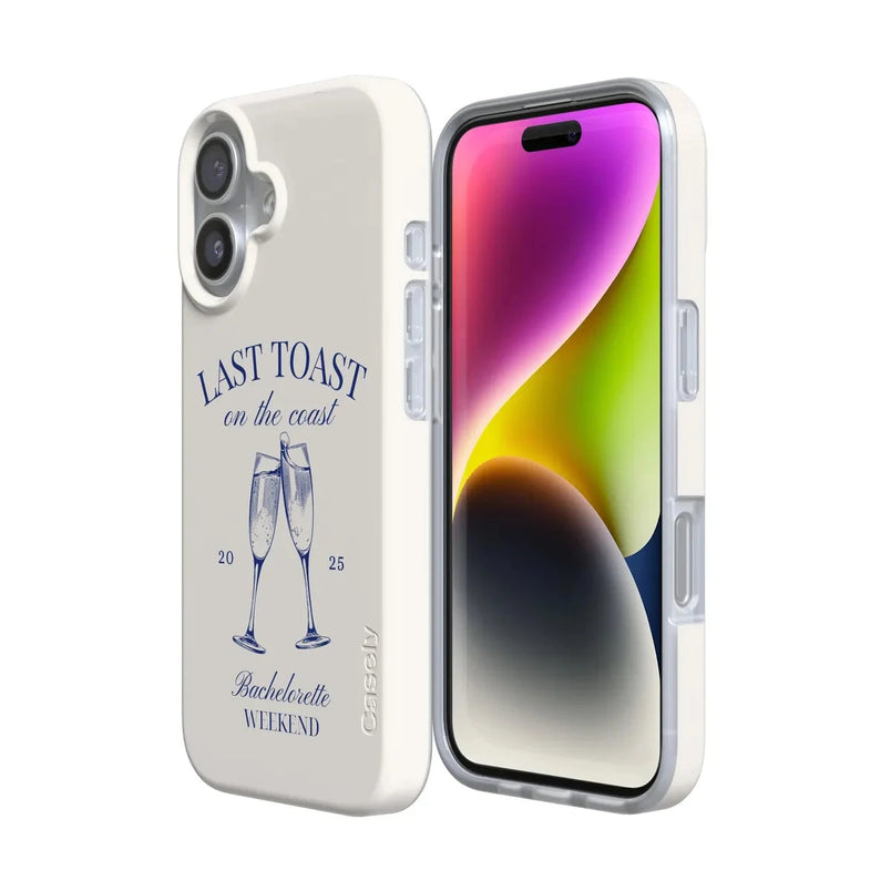 Last Toast | Off-White Coastal Bachelorette Case Phone Case Casetry 