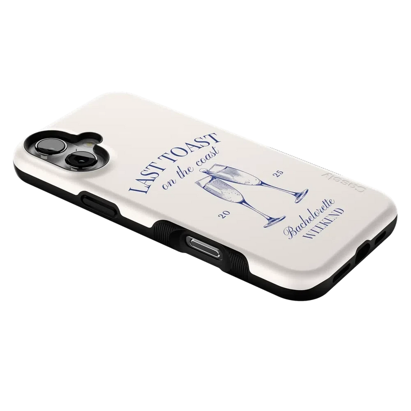 Last Toast | Off-White Coastal Bachelorette Case Phone Case Casetry 