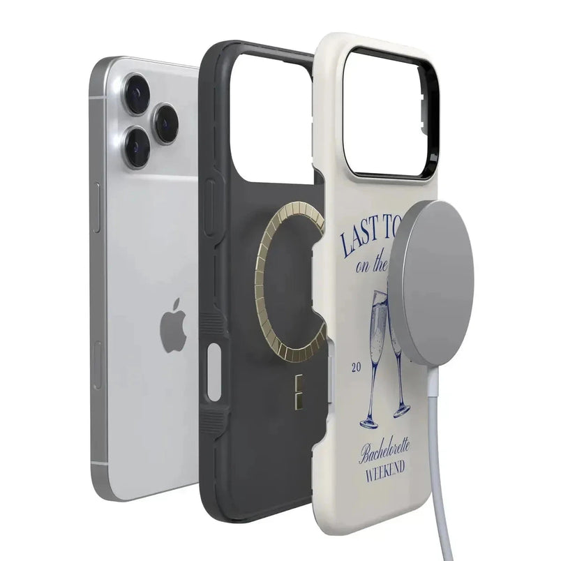 Last Toast | Off-White Coastal Bachelorette Case Phone Case Casetry 