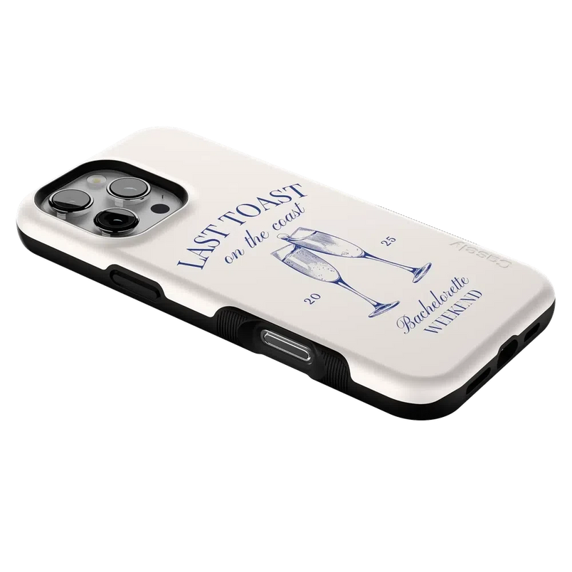 Last Toast | Off-White Coastal Bachelorette Case Phone Case Casetry 