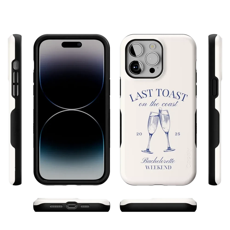 Last Toast | Off-White Coastal Bachelorette Case Phone Case Casetry 