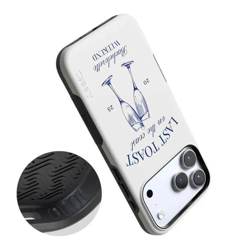 Last Toast | Off-White Coastal Bachelorette Case Phone Case Casetry 