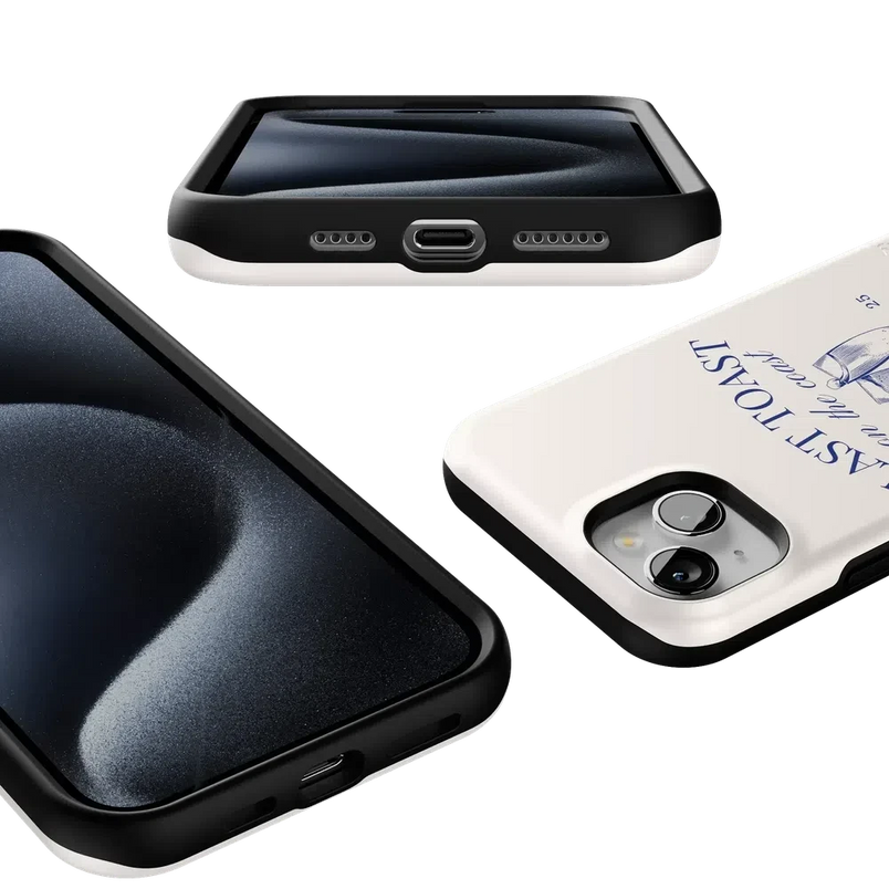 Last Toast | Off-White Coastal Bachelorette Case Phone Case Casetry 