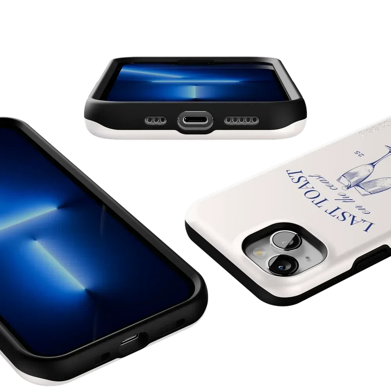 Last Toast | Off-White Coastal Bachelorette Case Phone Case Casetry 