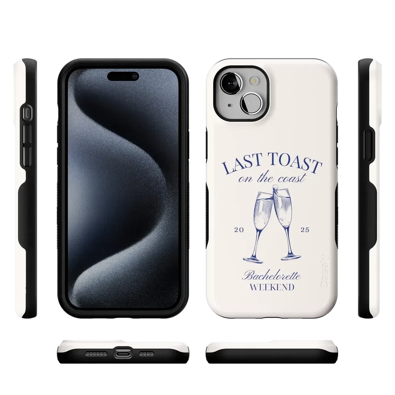 Last Toast | Off-White Coastal Bachelorette Case Phone Case Casetry 