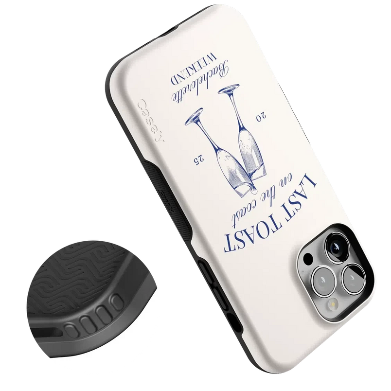 Last Toast | Off-White Coastal Bachelorette Case Phone Case Casetry 