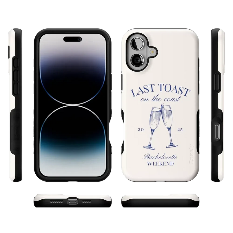 Last Toast | Off-White Coastal Bachelorette Case Phone Case Casetry 