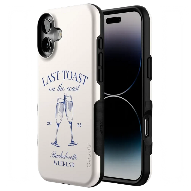 Last Toast | Off-White Coastal Bachelorette Case Phone Case Casetry 