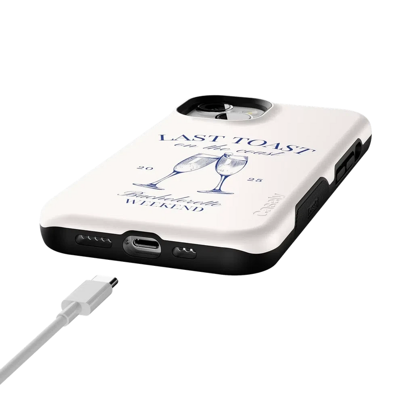 Last Toast | Off-White Coastal Bachelorette Case Phone Case Casetry 