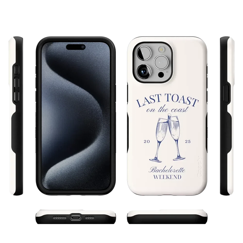Last Toast | Off-White Coastal Bachelorette Case Phone Case Casetry 