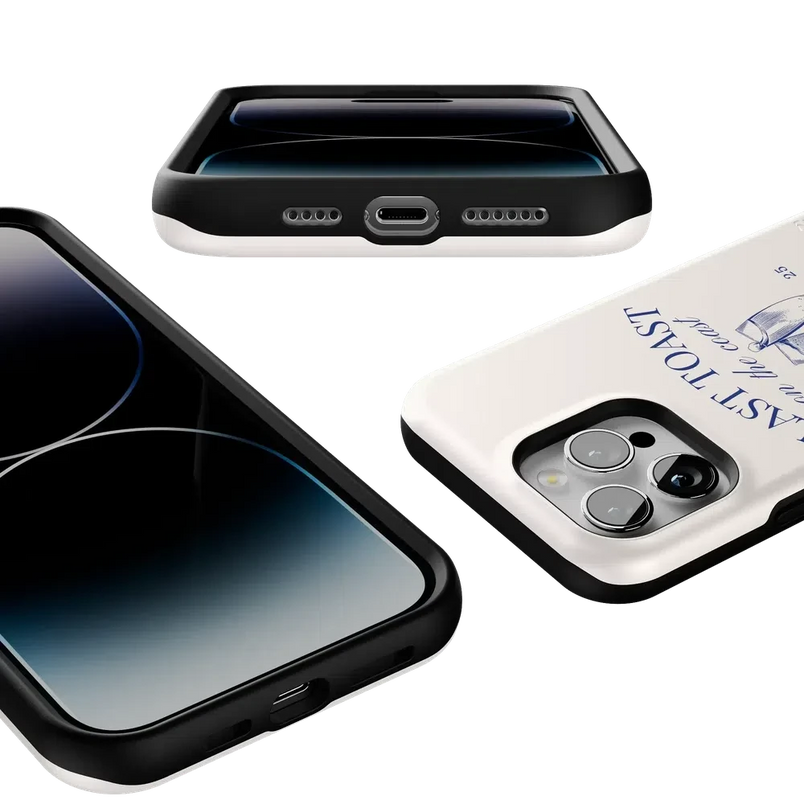 Last Toast | Off-White Coastal Bachelorette Case Phone Case Casetry 