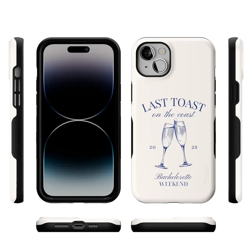 Last Toast | Off-White Coastal Bachelorette Case Phone Case Casetry 