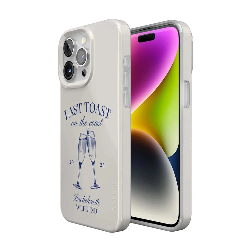 Last Toast | Off-White Coastal Bachelorette Case Phone Case Casetry 