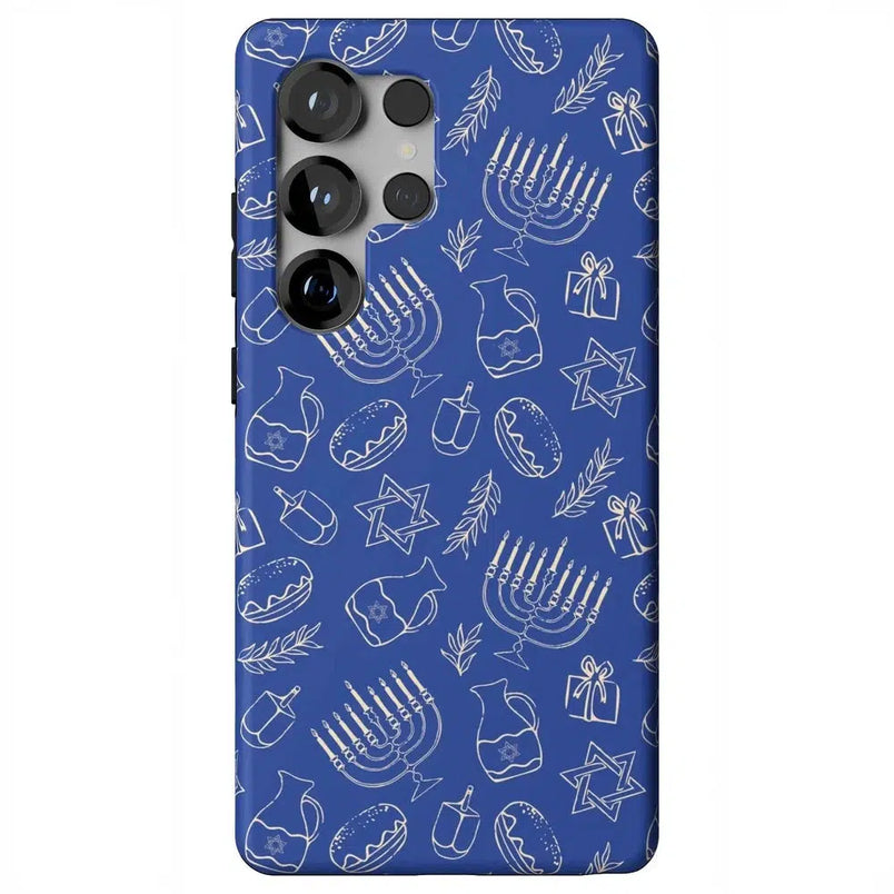 Latke Love | Hannukah Case Phone Case Casetry Essential + MagSafe® Galaxy S25 Ultra