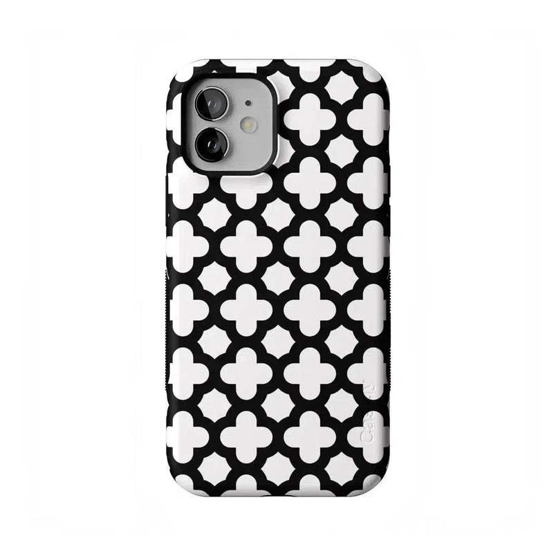 Lattice Tile | High Contrast Design Case Phone Case Casetry Bold Flex + MagSafe® iPhone 12