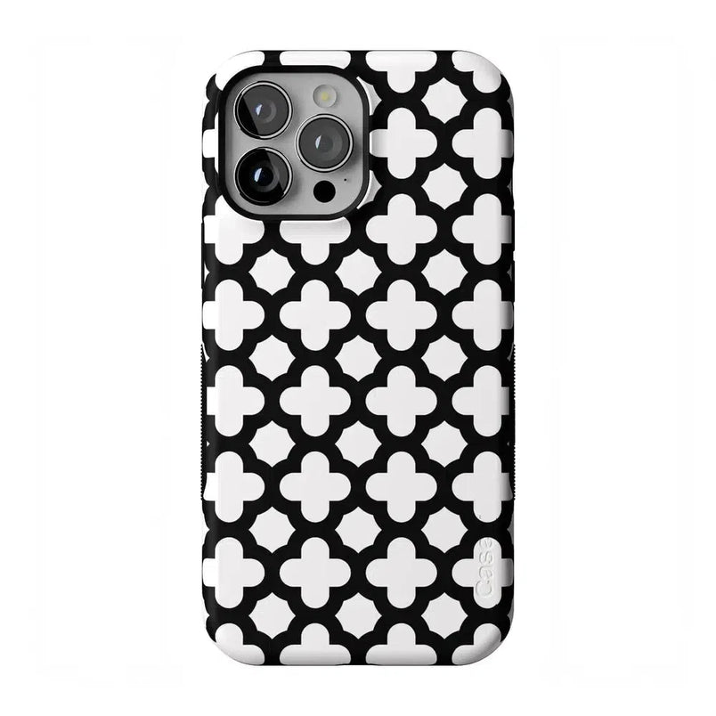 Lattice Tile | High Contrast Design Case Phone Case Casetry Bold Flex + MagSafe® iPhone 13 Pro Max
