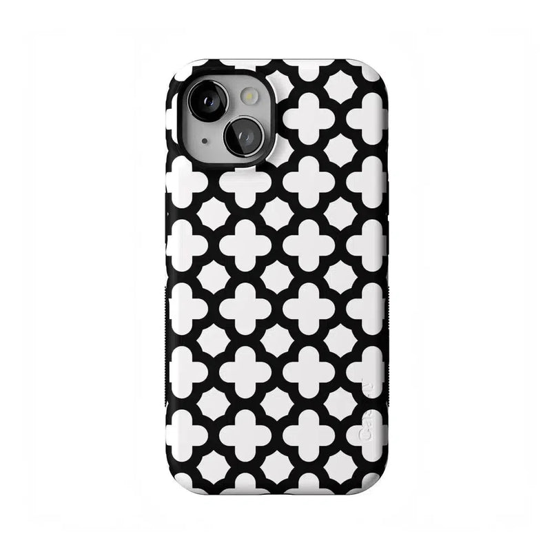Lattice Tile | High Contrast Design Case Phone Case Casetry Bold Flex + MagSafe® iPhone 13