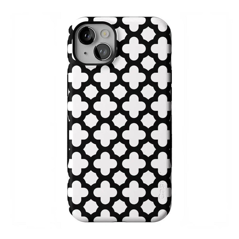 Lattice Tile | High Contrast Design Case Phone Case Casetry Bold Flex + MagSafe® iPhone 14 Plus