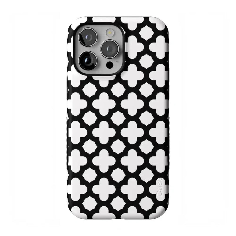 Lattice Tile | High Contrast Design Case Phone Case Casetry Bold Flex + MagSafe® iPhone 14 Pro Max